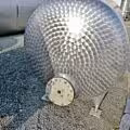 3000 liter insulated tank, Aisi 304 with agitator flange