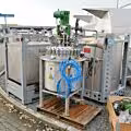 225 Liter heiz-/kühlbarer Druckbehälter aus V4A mit Propellerrührwerk