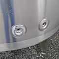 Serbatoio riscaldabile/raffreddabile da 3331 litri in acciaio inox 316 (tipo FIT; opzionale con agitatore), nuovo di fabbrica.
