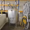 650 Liter heiz-/kühlbarer Druckbehälter aus V2A