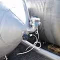 Recipiente a pressione riscaldabile/raffreddabile da 13700 litri in acciaio inox 316