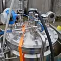 Unused 150 liter mobile heat-/coolable pharma process vessel, Aisi 316 with magnetic agitator