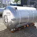 Serbatoio a pressione orizzontale da 5500 litri in acciaio inox 304