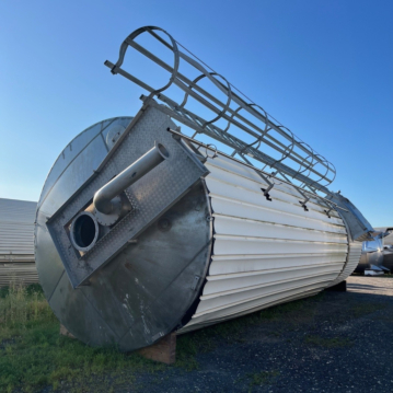Serbatoio di stoccaggio isolato da 120000 litri in acciaio inox 304
