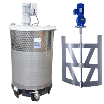 Brand&#x20;new&#x20;550&#x20;liter&#x20;heat-&#x2F;coolable&#x20;agitator&#x20;tank&#x20;with&#x20;anchor&#x20;agitator&#x20;&#x28;type&#x20;SDE&#x29;
