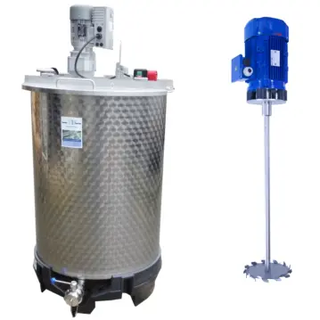 Brand&#x20;new&#x20;550&#x20;liter&#x20;agitator&#x20;tank&#x20;with&#x20;dissolver&#x20;mixer&#x20;&#x28;type&#x20;SDE&#x29;