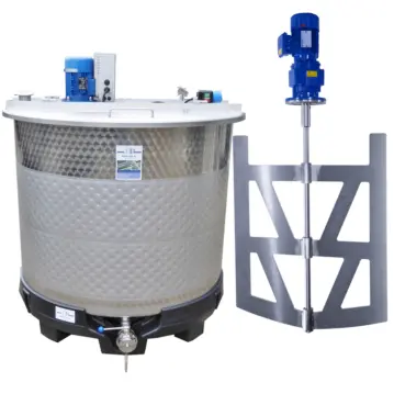 Brand&#x20;new&#x20;1150&#x20;liter&#x20;heat-&#x2F;coolable&#x20;agitator&#x20;tank&#x20;with&#x20;anchor&#x20;agitator&#x20;&#x28;type&#x20;SDE&#x29;