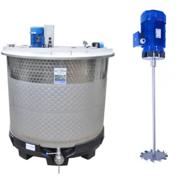 Tanque agitador calentable/refrigerable de 1150 litros nuevo con agitador disolvente (tipo SDE)
