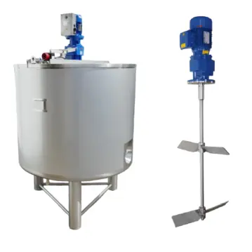 Werksneuer&#x20;650&#x20;Liter&#x20;heiz-&#x2F;k&#xFC;hlbarer&#x20;R&#xFC;hrwerksbeh&#xE4;lter&#x20;aus&#x20;V4A&#x20;&#x28;Typ&#x20;FOT&#x29;&#x20;mit&#x20;Balkenr&#xFC;hrwerk&#x20;