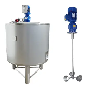 Brand&#x20;new&#x20;650&#x20;liter&#x20;heat-&#x2F;coolable&#x20;agitator&#x20;tank,&#x20;Aisi&#x20;316&#x20;&#x28;type&#x20;FOT&#x29;&#x20;with&#x20;cup&#x20;agitator