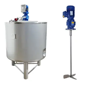 Brand&#x20;new&#x20;650&#x20;liter&#x20;heat-&#x2F;coolable&#x20;agitator&#x20;tank,&#x20;Aisi&#x20;316&#x20;&#x28;type&#x20;FOT&#x29;&#x20;with&#x20;slow-running&#x20;propeller&#x20;agitator