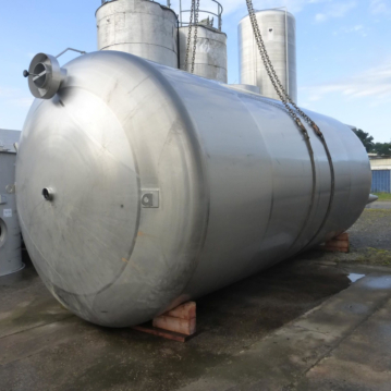 Serbatoio verticale per succhi di frutta da 46.000 litri in acciaio inox 304 
