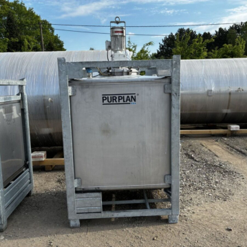 1250&#x20;Liter&#x20;Gebrauchter&#x20;Beh&#xE4;lter&#x20;aus&#x20;&#x20;,AISI304&#x20;&#x28;V2A&#x29;&#x20;1.4301