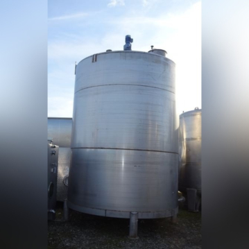 Tanque de mezcla de 25000 litros con control de temperatura fabricado en acero inoxidable 304 con agitador de viga