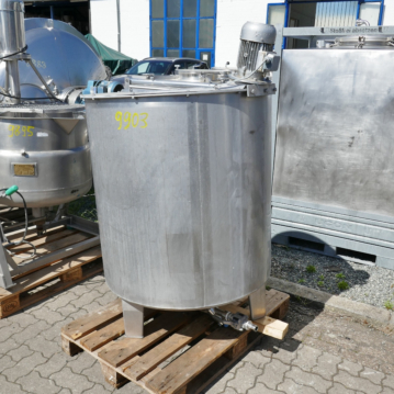 Roertank van RVS 304 met roerwerk met propeller