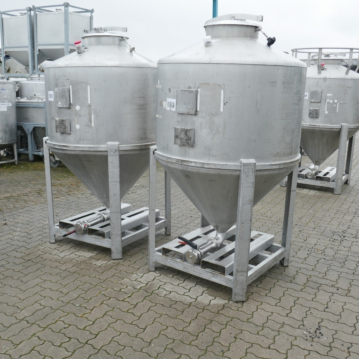 1200&#x20;liter&#x20;RVS&#x20;316&#x20;conische&#x20;container