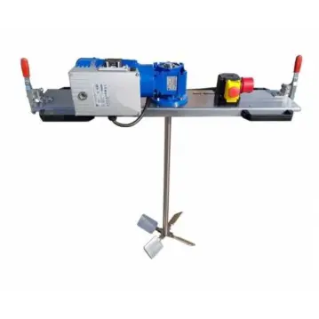 IBC&#x20;R&#xFC;hrwerk&#x20;&#x2F;&#x20;Containerr&#xFC;hrwerk&#x20;mit&#x20;Schneckengetriebe,&#x20;klappbarem&#x20;Kreuzblattr&#xFC;hrer&#x20;und&#x20;variabler&#x20;Drehzahl