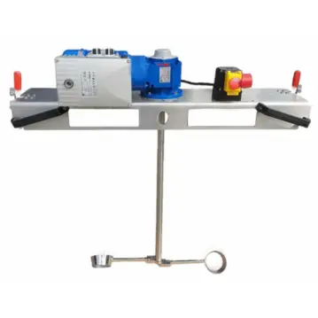 IBC&#x20;R&#xFC;hrwerk&#x20;&#x2F;&#x20;Containerr&#xFC;hrwerk&#x20;mit&#x20;Schneckengetriebe,&#x20;klappbarem&#x20;Becherr&#xFC;hrer&#x20;und&#x20;variabler&#x20;Drehzahl&#x20;&#x28;f&#xFC;r&#x20;Staplergabeln&#x20;geeignet&#x29;