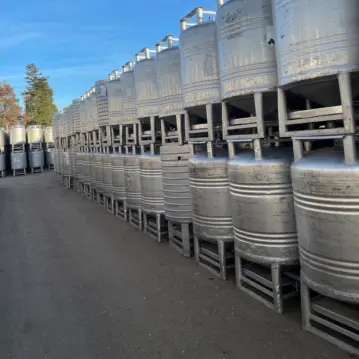 930&#x20;Liter&#x20;druckfester&#x20;Rundcontainer&#x20;aus&#x20;V2A