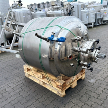 800 liter verwarmbare/koelbare farmaceutische tank van RVS 316