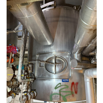 Serbatoio di stoccaggio coibentato da 6000 litri in acciaio inox 316