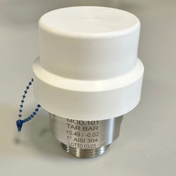 Two-way safety valve 1" for brand new containers
