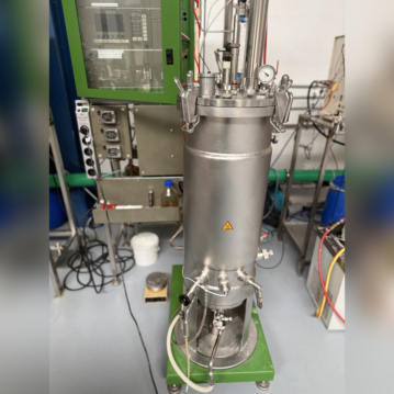 Bioreattore/fermentatore a temperatura controllata da 42 litri in acciaio inox 304