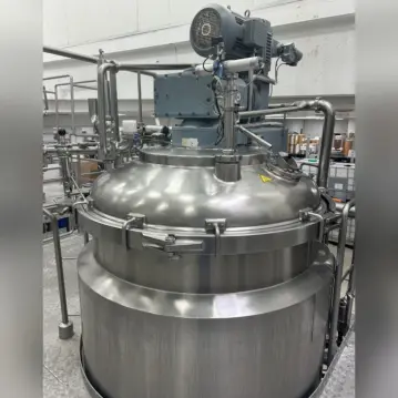 3450&#x20;Liter&#x20;heiz-&#x2F;k&#xFC;hlbarer&#x20;Becomix&#x20;Prozesskessel&#x20;aus&#x20;V2A&#x20;mit&#x20;Ankerr&#xFC;hrwerk