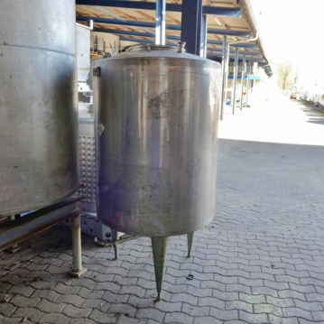 1000 liter upright stainless steel 304 vessel
