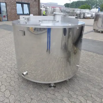 Unused 1050 liter heat-/coolable tank, Aisi 316