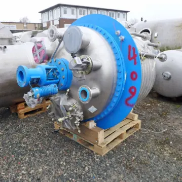 2420&#x20;Liter&#x20;heiz-&#x2F;k&#xFC;hlbarer&#x20;Reaktor&#x20;aus&#x20;V4A&#x20;mit&#x20;Balkenr&#xFC;hrer