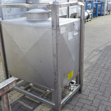 800 liter container van RVS 304