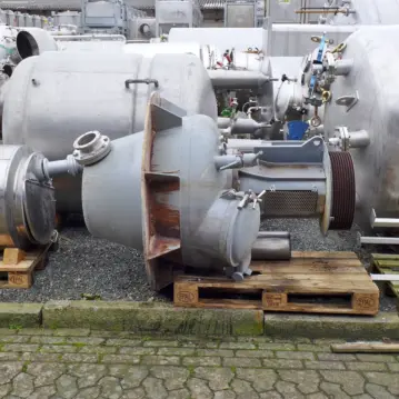 300&#x20;Liter&#x20;R&#xFC;hrwerksbeh&#xE4;lter&#x20;&#x28;Pulvermischer&#x29;&#x20;aus&#x20;V4A&#x20;mit&#x20;Propellerr&#xFC;hrwerk