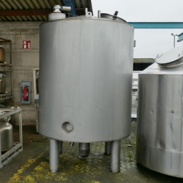 4000 liter geïsoleerde roertank van RVS 304 met Ankerrührer