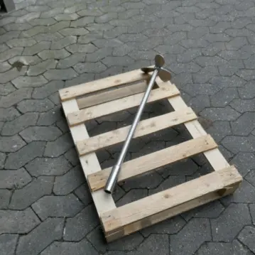 Rührwelle mit Propeller aus V4A