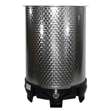 fabrieksnieuwe 550 liter tank van RVS 316