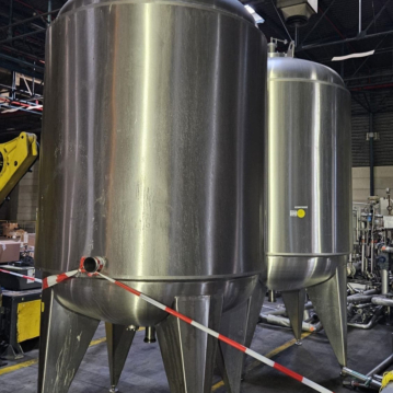 Serbatoio a pressione isolato da 7500 litri in acciaio inox 304