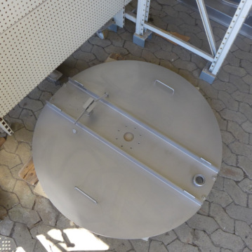 Hinged lid with splash lip for SDE 1150 liters (centric bore)