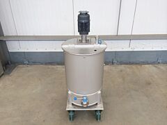 90 Liter Gebrauchter Behälter aus  ,AISI304 (V2A) 1.4301