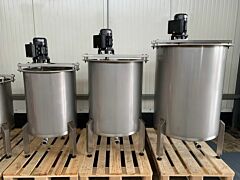 330 Liter mixing tank, Aisi 316