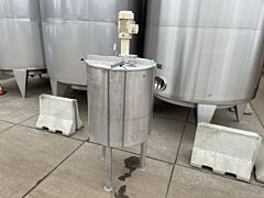 700 liter heat-/coolable mixing tank, AISI304
