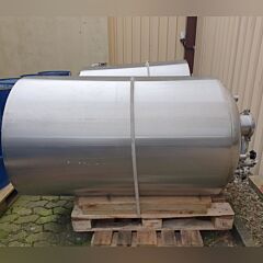800 Liter isolated pressure tank, Aisi 304