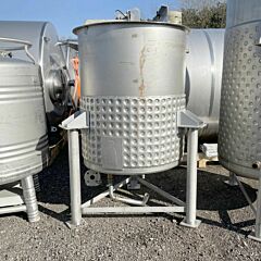 870 Liter heatable/coolable pressure tank, Aisi 304