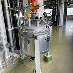 260 Liter heiz-/kühlbarer Druckbehälter aus V4A mit Becherrührwerk
