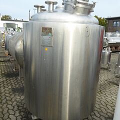 1500 Liter heiz-/kühlbarer Pharma-Druckbehälter aus V4A