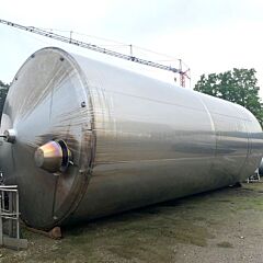 100000 Liter isolierter Lagertank aus V2A