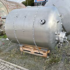 2068 liter heat-/coolable pressure tank, Aisi 316