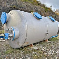 25000 liter double tank, Aisi 304 (2 x 12500 liters)
