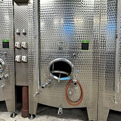 10650 Liter heiz-/kühlbarer Behälter aus V2A