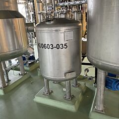 490 Liter Druckbehälter aus V4A